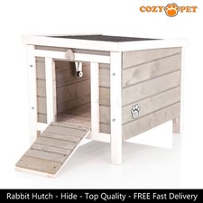 Rabbit Hide Grey Cozy Pet Guinea Pig Hutches Hedgehog Run Tortoise Runs RH02GR