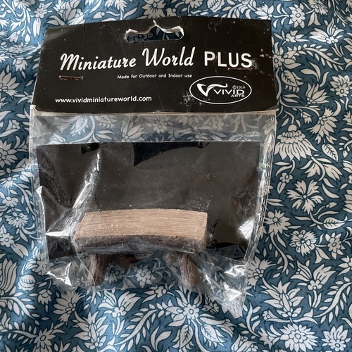 Miniature world log bench - miniature,