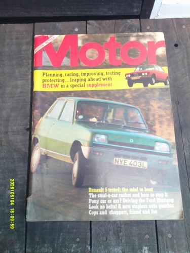Vintage motor magazine - vintage,