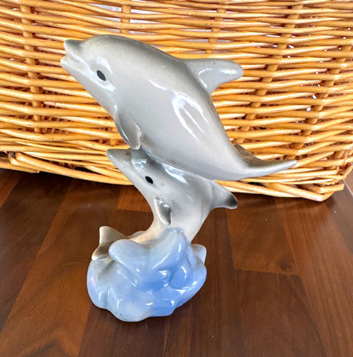 Ceramic dolphin collectable - ceramic,