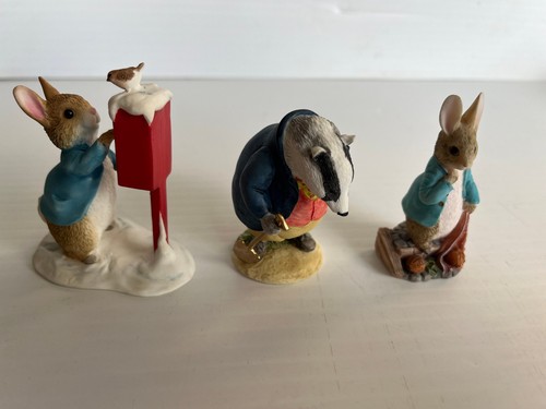 Three beatrix potter figures - potter,