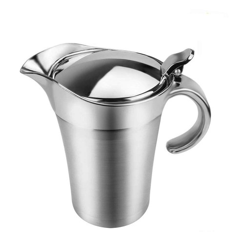 Stainless steel gravy boat - stainless,