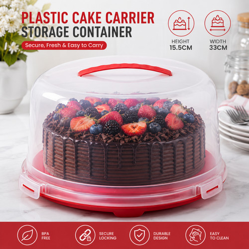 Large plastic cake - plastic,