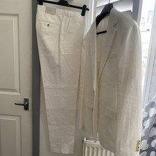 Moss Men’s White Linen