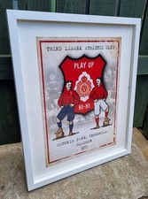 THIRD LANARK - 3rd LANARK PLAY UP - SCOTLAND - A3 PRINT