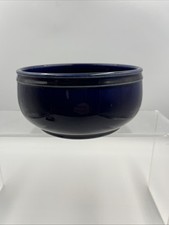 Royal Doulton Blue Glazed Fruit Bowl Stoneware 3 inches tall 6 inches Diameter