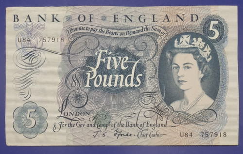 B312 1967 fforde five pound - b312,