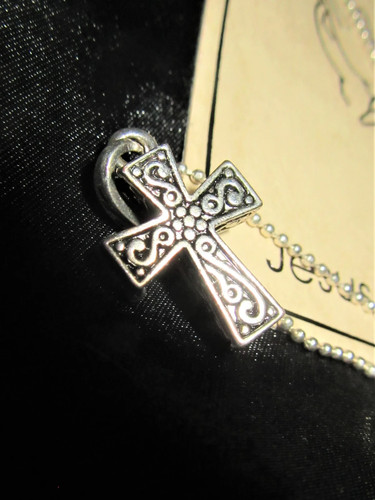 Sterling silver cross - cross, jewelry