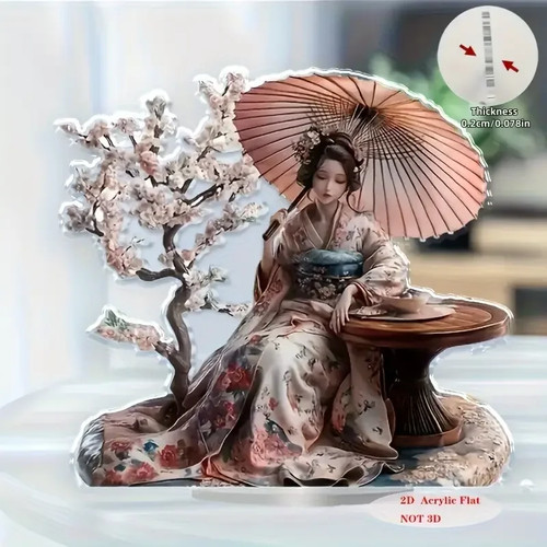 Geisha decorative ornaments