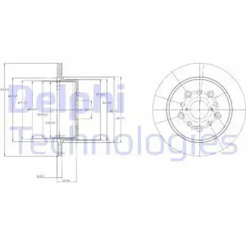 Brake disc vented bg4216 - brake,