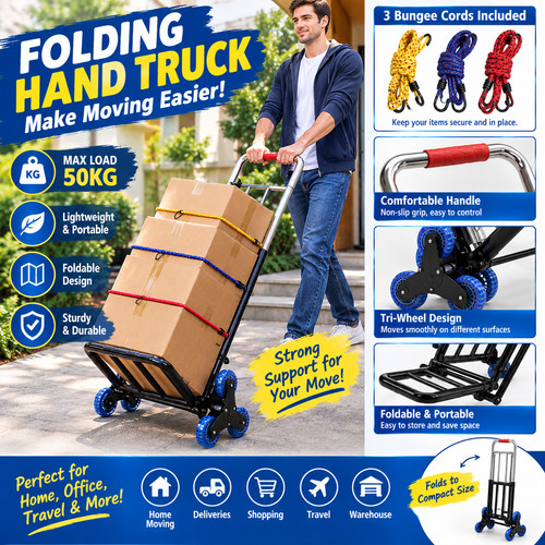 Folding hand truck trolley - folding,