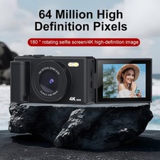 Compact 64MP 4K Digital Camera