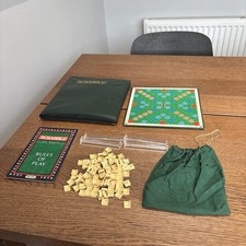 Vintage Travel Scrabble Board