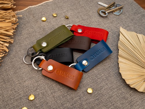 Yamaha leather keyring - yamaha,
