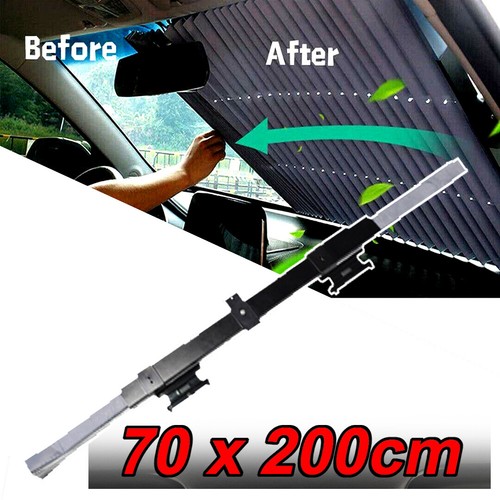 Car retractable windscreen sun - retractable,