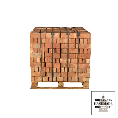 Handmade red floor brick - red,