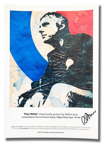 Paul weller ltd edition art - paul,