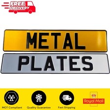 Metal Pressed Number Plates