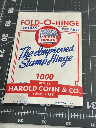 Harold cohn fold hinge - fold-o-hinge,