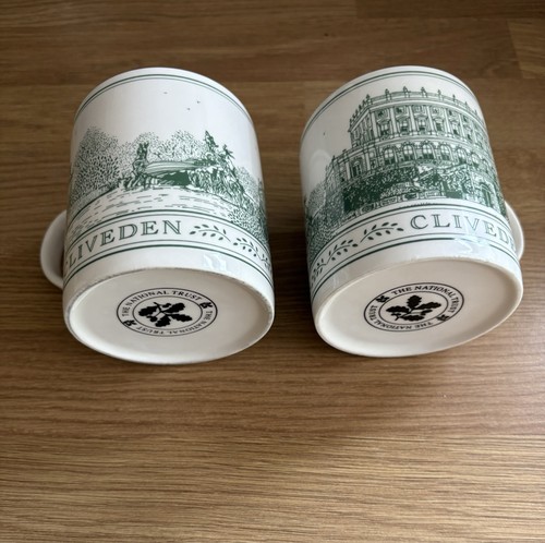 Two national trust mugs - two,