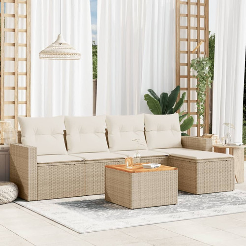 Garden sofa set beige - garden,