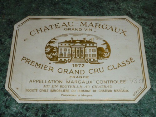 1972 chateau margaux - 1972,