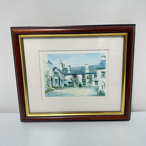 Vintage framed lake - vintage, district