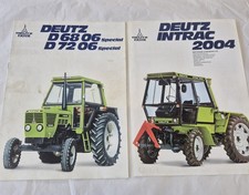 Deutz Tractor Sales Brochures.
