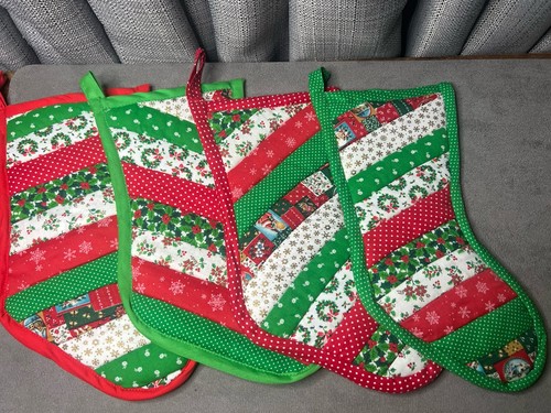 Handmade christmas stockings - 4,
