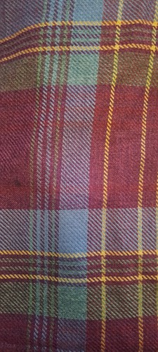 Dunelm highland check eyelet - dunelm,
