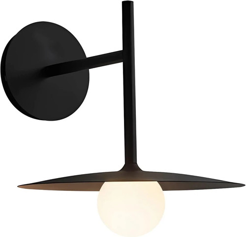 Black glass wall sconce - glass,