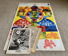 OZ MAGAZINE No.12 with Barney Bubbles poster.