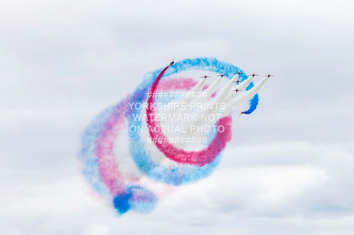 Raf red arrows photo print - red,