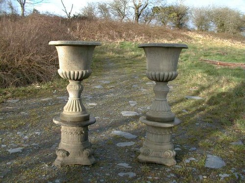 Garden urns victorian planters - garden,