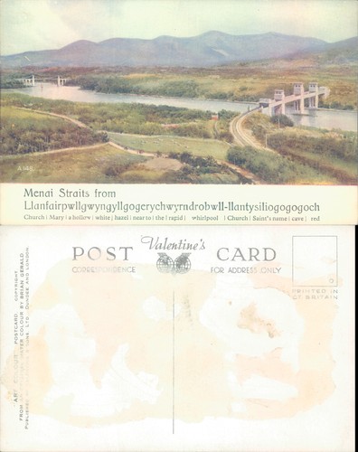 Menai straits with britannia - menai,
