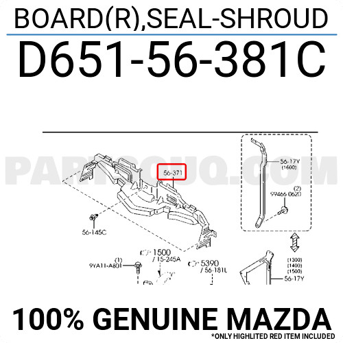 Genuine mazda mk2 - genuine, 2007-2014