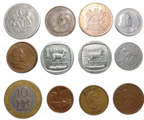 African coins bulk job - 12,