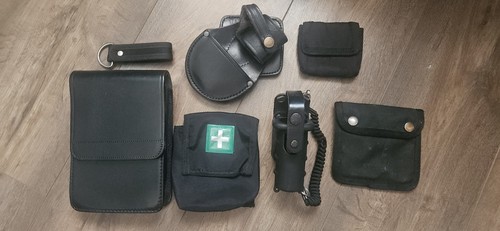 Police belt pouches genuine - ex,