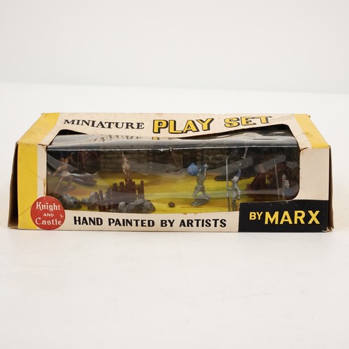 Marx toys knight and - toys, castle
