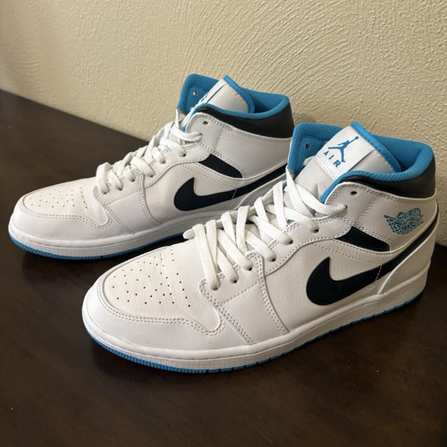 Air jordan mid - laser, blue