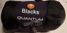 Black Quantum 200w Sleeping Bag Used Bargain 200cm long camping tents