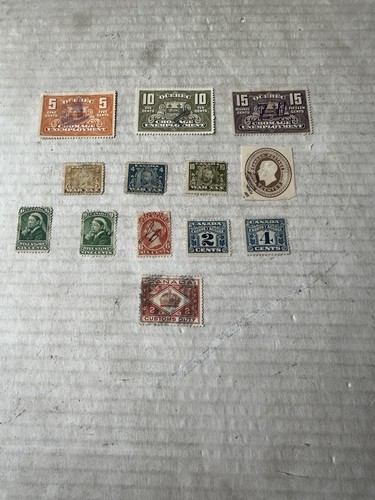 Canada revenue stamps various - revenue, stamps,