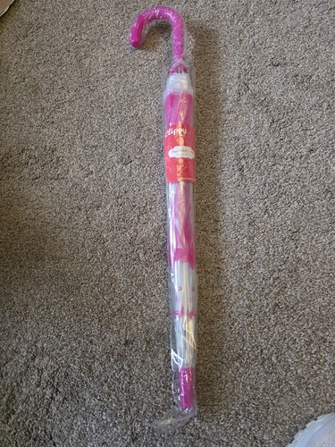 Clippy london umbrella - london, pink