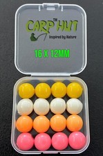 CARP & COARSE FISHING "POP UP" FAKE BOILIES FLAVOUR INFUSED ARTIFICIAL BAIT 12mm