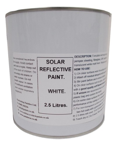 5lt solar reflective paint - reflective,