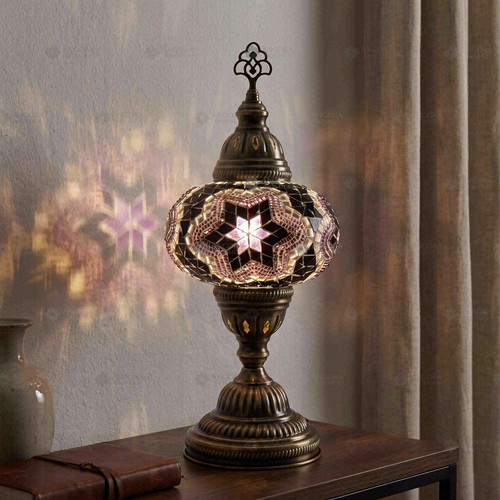 Purple turkish mosaic - purple,