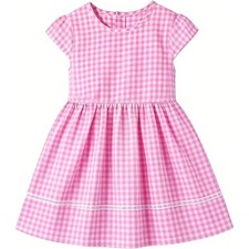 NEW Girls Cotton Pink Gingham