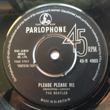 THE BEATLES "PLEASE PLEASE ME" 1963 WITH RARE 'OT' STAMPED TAX CODE (1961) EX++