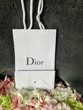 Christian Dior White Small Gift Bag New Authentic 100% Genuine Packaging
