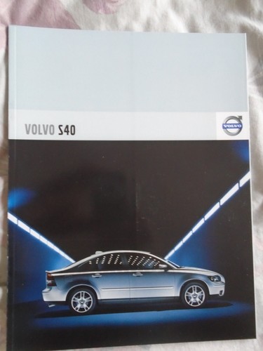 Volvo s40 range brochure - volvo, may